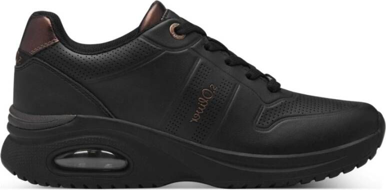 s.Oliver Zwarte sneakers voor vrouwen Black Dames