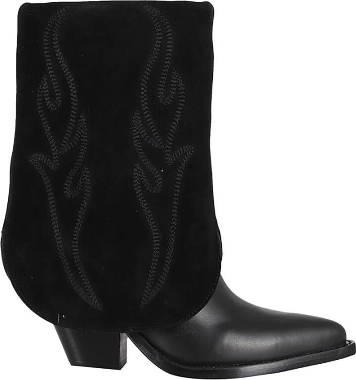 Sonora Omgekeerde Ranchstijl Hoed Black Dames