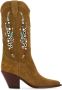 Sonora Suede Santa FE Laarzen met 7cm Hak Brown Dames - Thumbnail 1