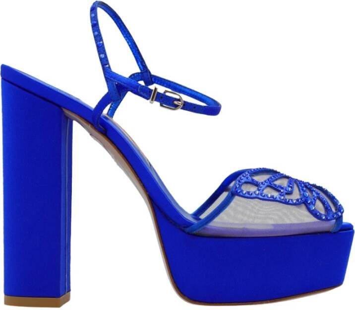 Sophia Webster Plateausandalen Blauw Dames