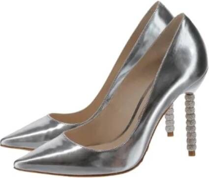 Sophia Webster Pre-owned Fabric heels Gray Dames