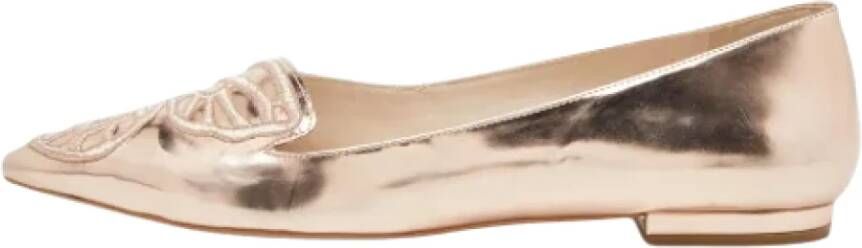 Sophia Webster Pre-owned Leather flats Gray Dames