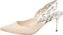 Sophia Webster Pre-owned Leather heels Beige Dames - Thumbnail 1