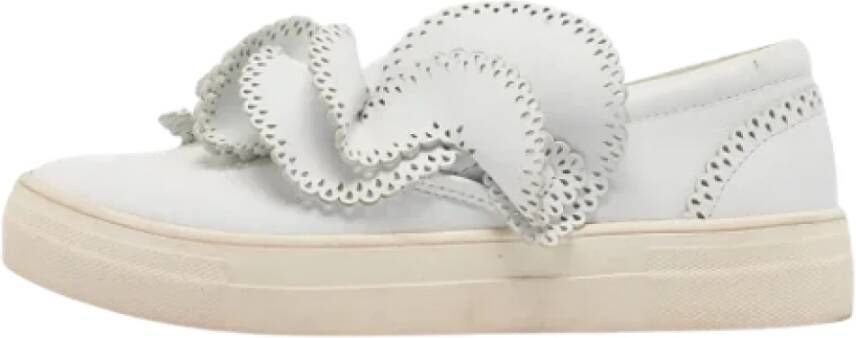 Sophia Webster Pre-owned Leather sneakers White Dames