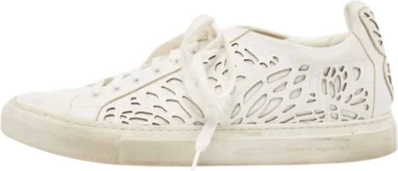 Sophia Webster Pre-owned Leather sneakers White Dames