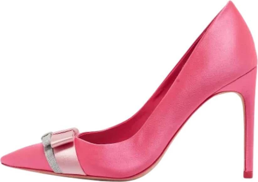 Sophia Webster Pre-owned Satin heels Pink Dames