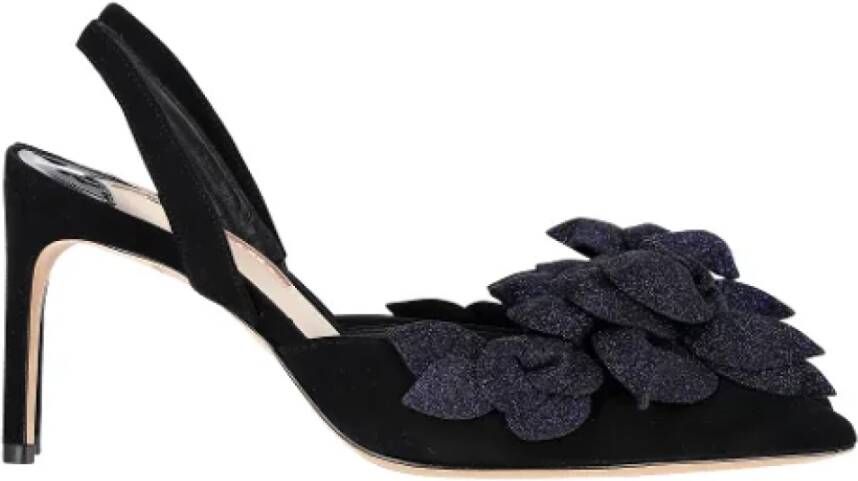 Sophia Webster Pre-owned Suede heels Black Dames