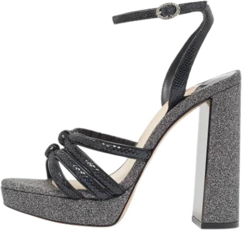 Sophia Webster Pre-owned Suede sandals Black Dames