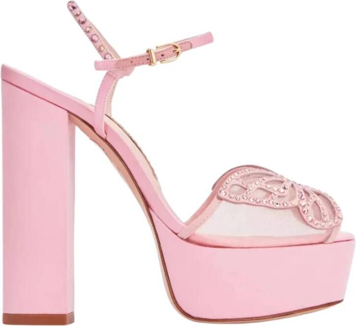 Sophia Webster Roze Vlinder Plateau Sandalen Pink Dames