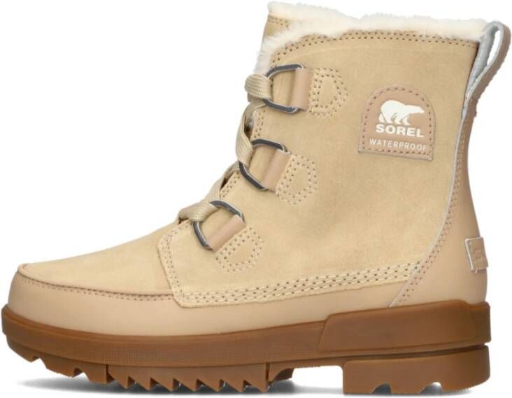 Sorel Beige Winter Veterschoenen Beige Dames