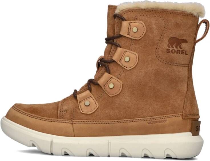 Sorel Cognac Vachtlaarzen Explorer Ii Joan Faux Fur Wp - Foto 3