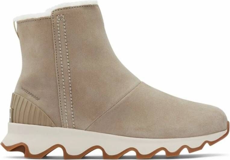 Sorel Beige Enkellaarsjes voor Dames Beige Dames