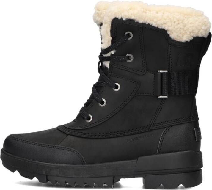 Sorel Taupe Waterdichte Veterboots Torino II Parc Black Dames