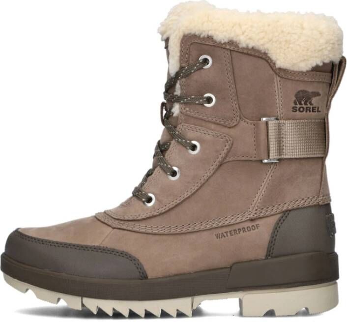 Sorel Taupe Waterdichte Veterschoenen Beige Dames