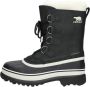 SOREL Vachtlaarzen Dames Caribou Wp Maat: 38 Materiaal: Nubuck Kleur: Zwart - Thumbnail 2