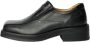 Soulland Zwarte Croco Loafers met Dikke Zool Black Dames - Thumbnail 1