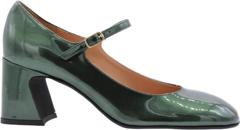 Status Klassieke Mary Jane Pump Schoenen Green Dames