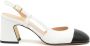 Status Witte Leren Slingback Schoenen White Dames - Thumbnail 1