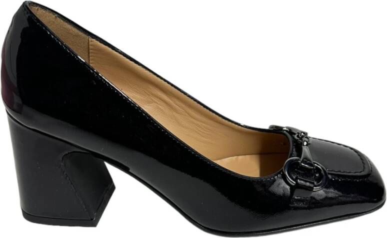 Status Zwarte lakleren hoge hakken pumps Black Dames