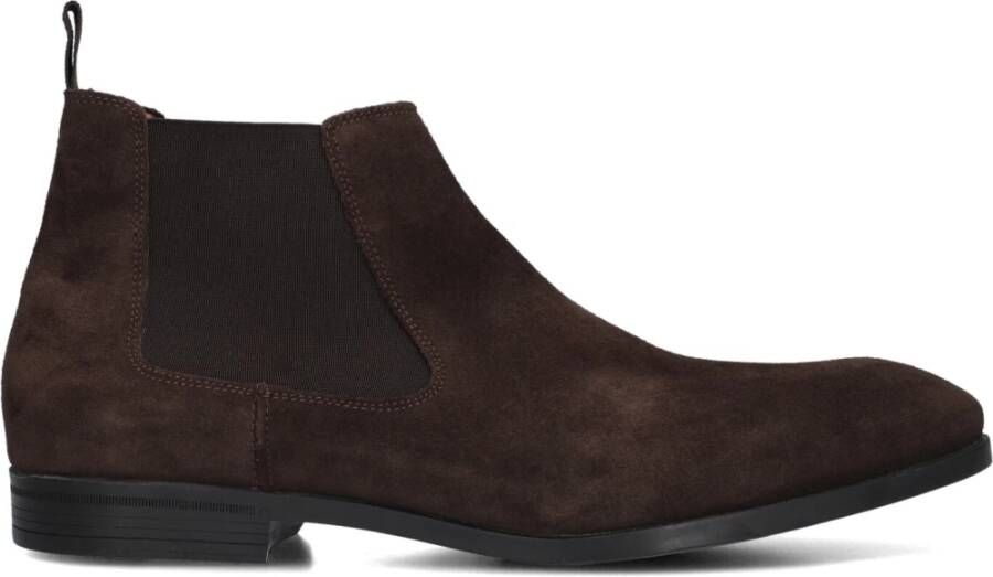 Stefano Lauran Bruine Suède Chelsea Boots Brown Heren