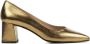 Stefano Lauran Dames Pumps Damesschoenen Leer Blokhak hoogte S3076 Goud - Thumbnail 1