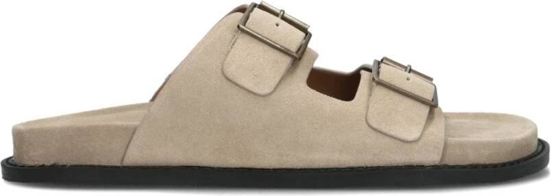 Stefano Lauran Heren Bio Slip-On Mocassins Beige Suède Beige Heren