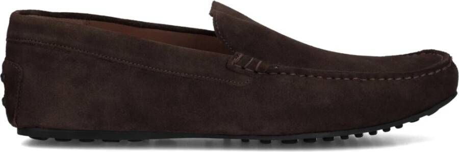 Stefano Lauran Heren Bio Slip-On Mocassins Bruin Brown Heren