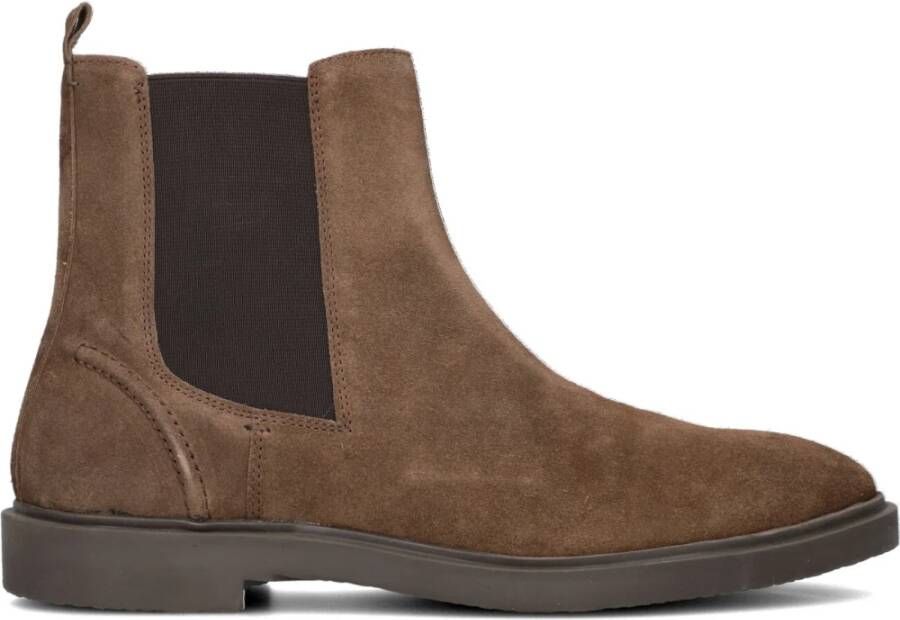 Stefano Lauran Chelsea boots Heren Boots Laarzen Herenschoenen Suède S3092. Bruin