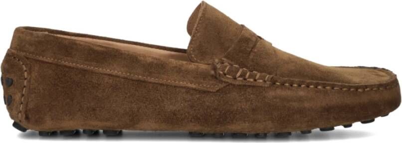 Stefano Lauran Instapschoenen Cognac Brown Heren