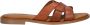 STEFANO LAURAN Slippers Dames Led Knoop Slipper Maat: 39 Materiaal: Leer Kleur: Cognac - Thumbnail 1