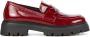 Stefano Lauran Instappers Dames Instapschoenen Damesschoenen Leer S3107 Rood - Thumbnail 1