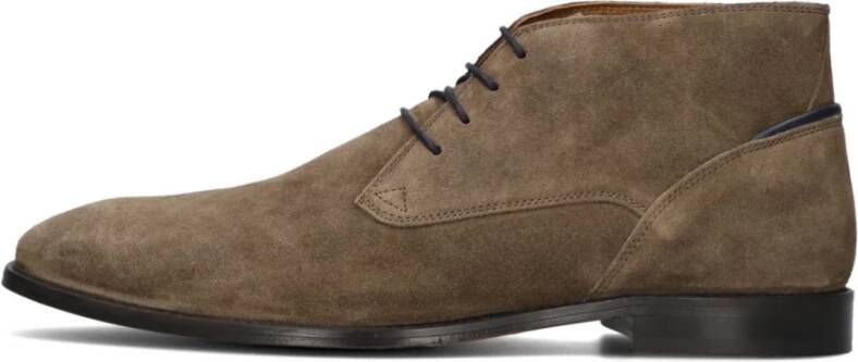 Stefano Lauran Taupe Suède Netteschoenen Sl124H501 Beige Heren