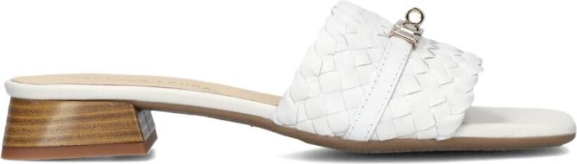 Stefano Lauran Witte Slippers White Dames