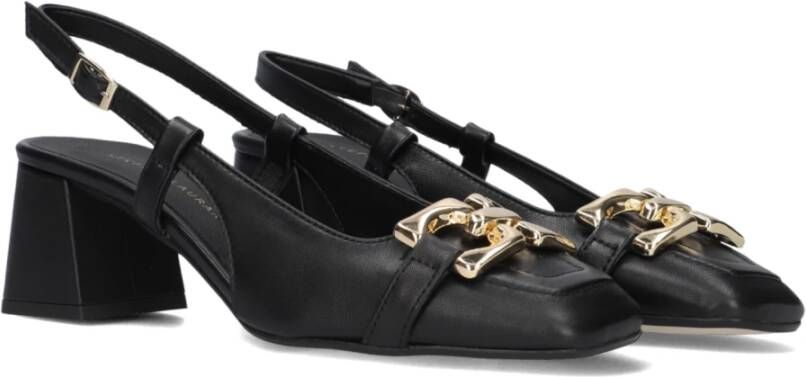 STEFANO LAURAN Slingbacks Dames S3233 Maat: 38 Materiaal: Leer Kleur: Zwart