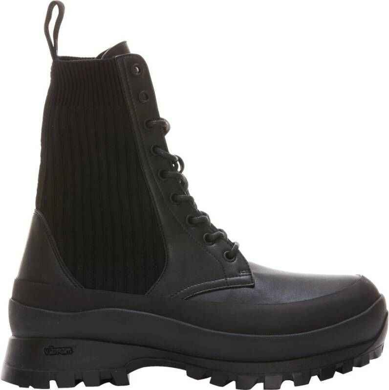 Stella Mccartney Trace Sm35A Boots in Black leather Zwart Dames