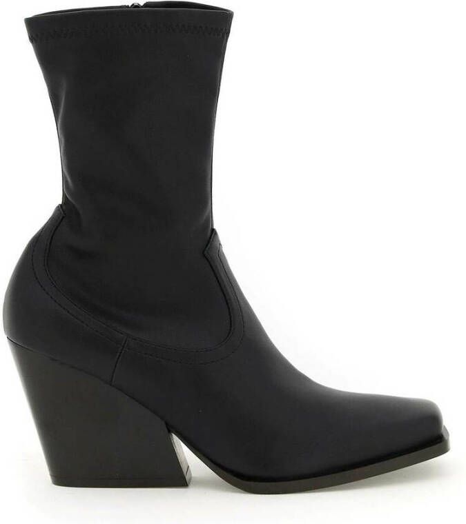 Stella Mccartney Cowboy heeled ankle boots Zwart Dames