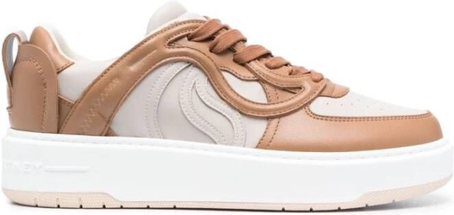 Stella Mccartney Bruine S-Wave Low-Top Sneakers Brown Dames