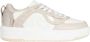 Stella Mccartney Contrasterende inzetstukken lage sneakers Beige Dames - Thumbnail 1