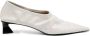 Stella Mccartney Elsa Ruched Kitten Heel Pumps White Dames - Thumbnail 1