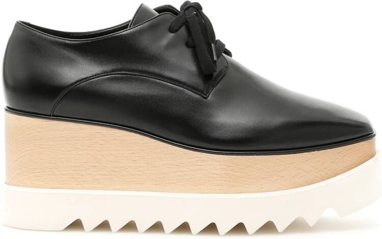 Stella Mccartney Elyse Lace-Up Sleehak Schoenen Black Dames