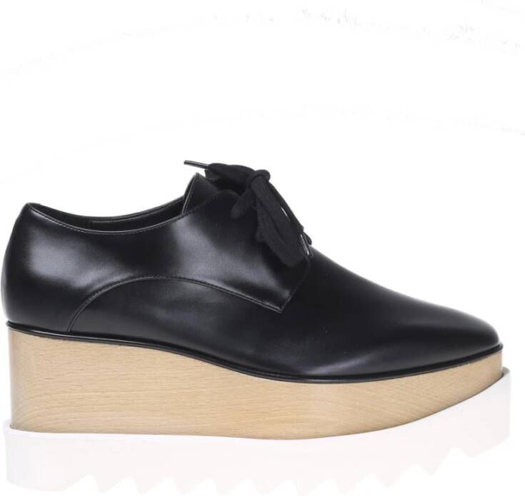 Stella Mccartney Houten Plateauschoenen Black Dames