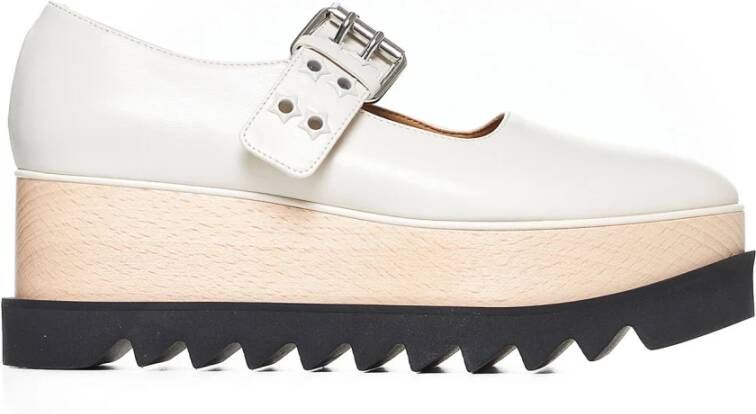 Stella Mccartney Ivory Mat Mary Janes Schoenen Beige Dames