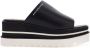 Stella Mccartney Plateau klompen met logoband Black Dames - Thumbnail 1