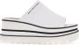 Stella Mccartney Plateau klompen met logoband White Dames - Thumbnail 1