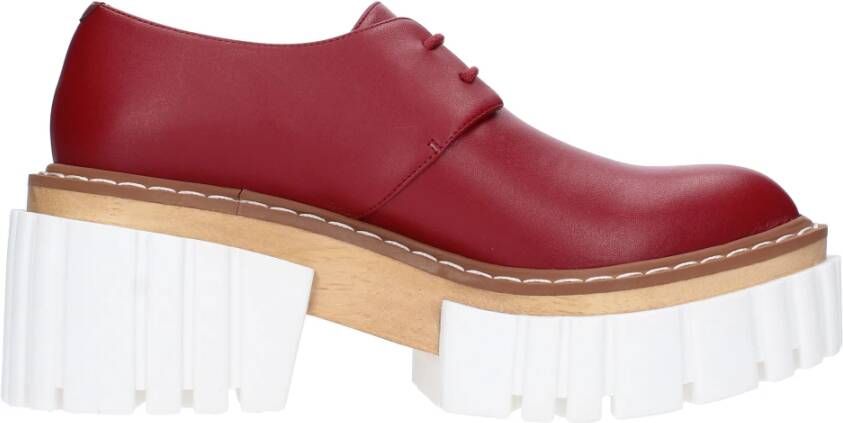 Stella Mccartney Platte schoenen Bordeaux Red Dames