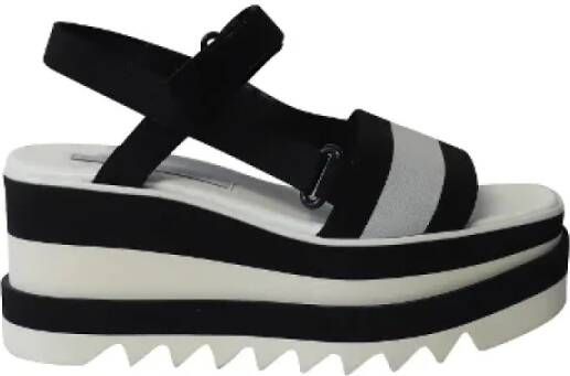 Stella McCartney Pre-owned Canvas sandals Black Dames