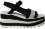 Stella McCartney Pre-owned Canvas sandals Black Dames - Thumbnail 1