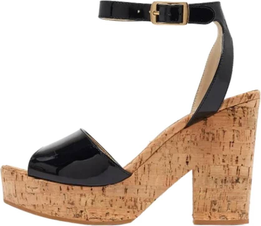 Stella McCartney Pre-owned Fabric sandals Black Dames