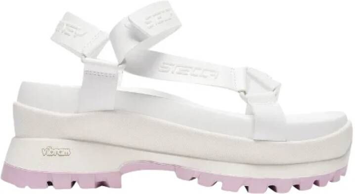 Stella McCartney Pre-owned Fabric sandals White Dames