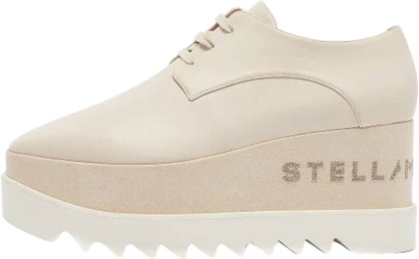 Stella McCartney Pre-owned Fabric sneakers Beige Dames